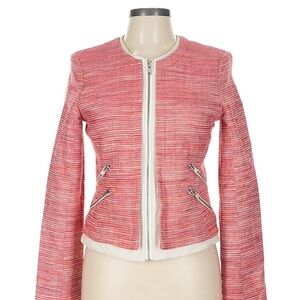 Parker Pink and White Women's Blazer